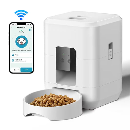 Smart Automatic Pet Feeder 2L – Timed Food Dispenser for Cats & Dogs