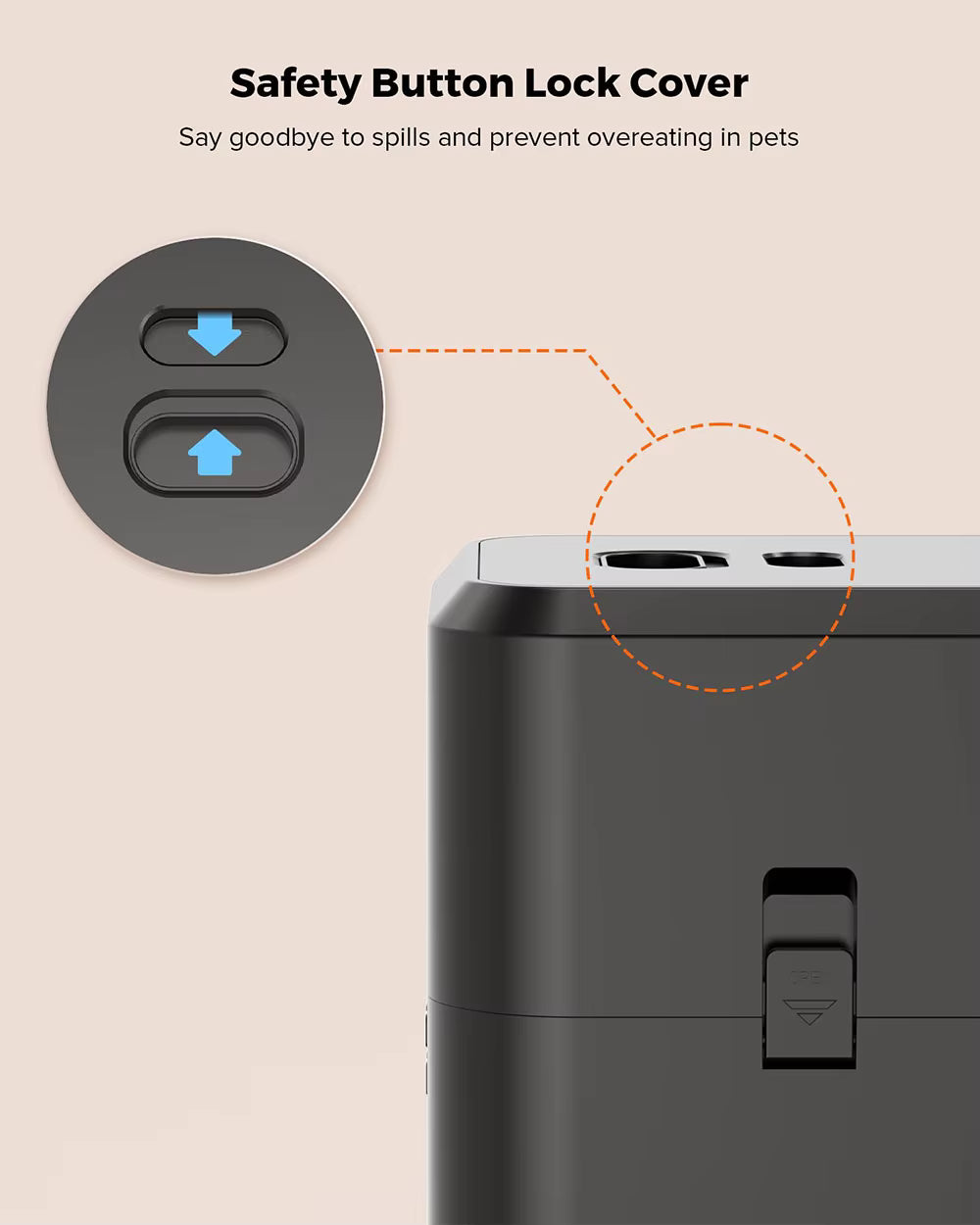 Smart Automatisk Foderautomat 2L – Tidsindstillet Foderdispenser til Katte og Hunde